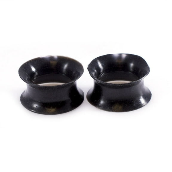 Ear Plugs / Tunnels Sold by Pair made of Soft Thin Silicone Flexible Expanders