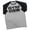 T-Shirt Heather Grey, variant on GYMISH RAGLAN GYMISH 3 Workout Gym T-Shirt for Men – Funny Gym Shirt, Fitness & Bodybuilding Tee, Heather Grey, Small