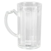 ESTINK Beer Mug 500ML Large Capacity Environmental Friendly Comfortable Handle Lightweight Portable Glass Mug,Beer Steins Mug,Beer Stein Glass