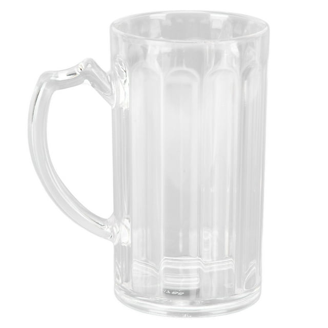 Beer Mug, Comfortable Handle Beer Stein Small Volume 500ML Large Capacity Acrylic Material For Household For Outdoor For Beer Festival