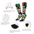 thumbnail image 3 of Xecao I Love With Autism Print Compression Socks for Both Men And Women for Running, Travel, Flight, Nurse, 3 of 6