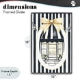 thumbnail image 4 of Stupell Industries Glam Maison Striped Boutique Window Black Framed Giclee Art, 12 x 18, by Petals Prints Design, 4 of 8