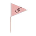 thumbnail image 1 of Music Instrument Violin Melody Toothpick Triangle Cupcake Toppers Flag, 1 of 3