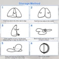 thumbnail image 4 of Mosquito Net for Bed, Folded Size 12 inch Portable Camping Travel Mosquito Net, Pop Up Mosquito Tent with Double Entry for King Queen Size Bed (Folded 12 Inch, 78.74"x70.86"x59.05"), 4 of 7