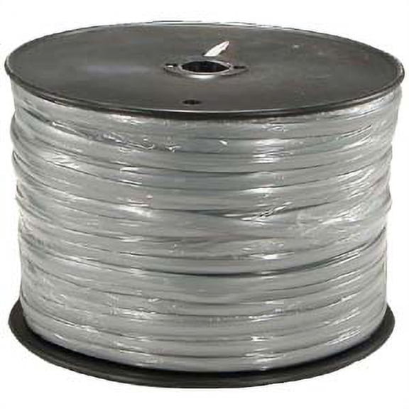 ACCL 1000Ft 8 Conductor Silver Satin Modular Cable Reel 28AWG, 1 Pack