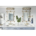 thumbnail image 2 of 2264-AG-LED Crystorama Lighting Jennings 1 Light Modern Wall Sconce in Traditional and Contemporary Style - 24 Inches Wide by 6.5 Inches High-Aged, 2 of 7