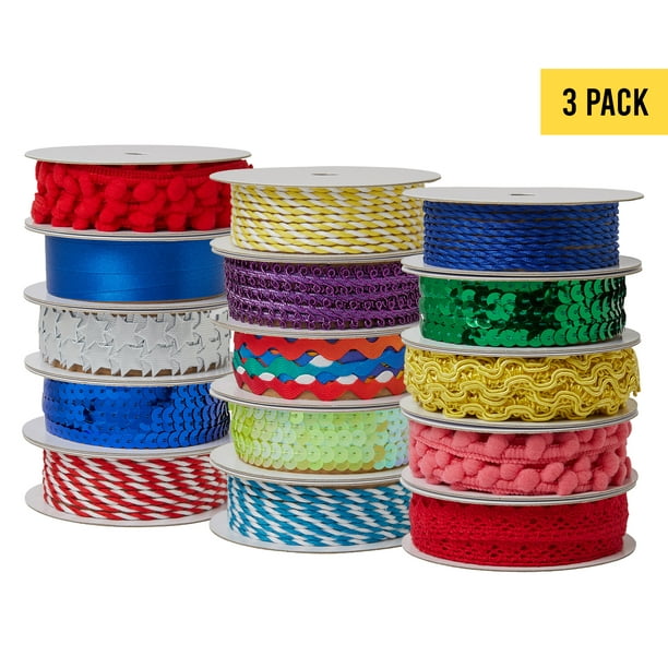 Simplicity 3Pk Bright Trim Tower Bundle, 30 yards - Walmart.com