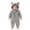 c51-Grey, variant on KPOPLK Baby Bear Ear Hooded Romper 0 3 6 9 12 18 Months Fuzzy Fleece Onesie Jumpsuit for Infant Toddler Winter Warm Outfit(Brown,0-3 Months)