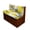 Art Yellow Geometric, variant on Psesaysky RV Dinette Slipcovers Stretchable Washable 4 Piece Colorful Stripe Dog Paw Camper Cushion Covers Non-Slip Sofa Seat Cover with Elastic Edge for Travel Trailer Couch