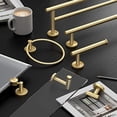 thumbnail image 4 of Gatco Latitude II Glass Shelf, 20 Inch, Brushed Brass, 4 of 6