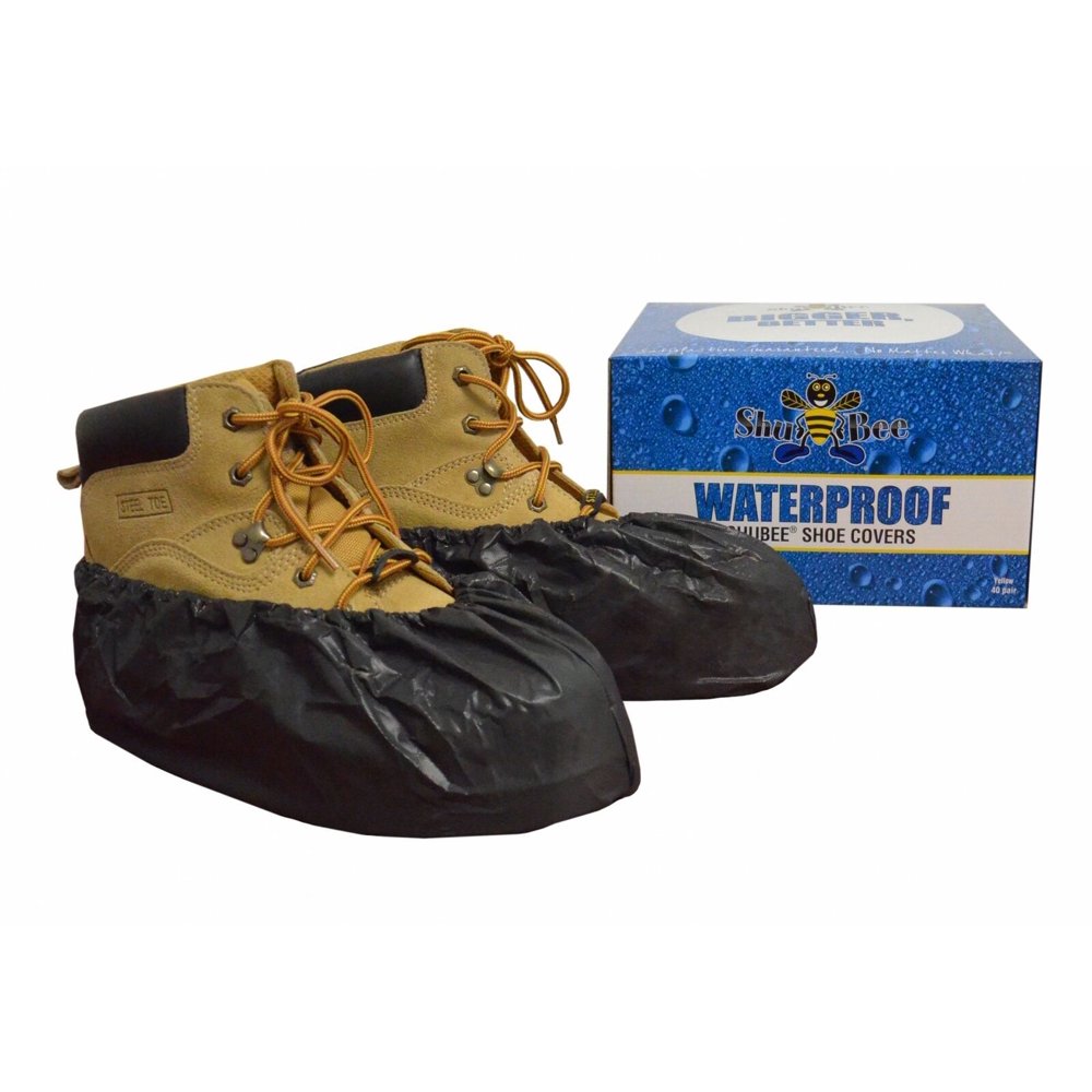 ShuBee® Waterproof Shoe Covers Black