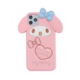 thumbnail image 1 of Fundas de teléfono Kawaii para niñas, Hello Kitty, My melody, lindo gato de dibujos animados en 3D, cubierta a prueba de golpes para iPhone 14, 13, 12, 11 Pro, Xs, Max, XR zhangmengya LED, 1 of 2