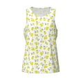 thumbnail image 5 of Sigee Yellow Lemon Leaves for Men's Workout Tank Top, Athletic Gym Sleeveless Shirt - Quick Dry, Lightweight, Breathable XX-Large, 5 of 9