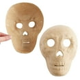 thumbnail image 7 of 6pc Paper Mache Kraft Skull Masks - for Day of the Dead Dia de Los Muertos - Factory Direct Craft, 7 of 7