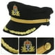 thumbnail image 4 of KAKOWELY Gorra de capitán bordada para disfraz de marinero, para niños, gorra de capitán de la marina, para cosplay, 4 of 4