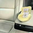thumbnail image 6 of Car Seat for 17cm Dolls, Car Seat Vent Clip for 10-17CM Dolls, Cute Safety Carseat with Soft Cushion, Cars Air Vent Decoration & Car Ornament Decor Displaying Doll Accessories-Yellow, 6 of 10