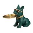 thumbnail image 2 of Statue Desktop Ornament Nordic Cute Candy Dish Entrance Key Holder for Bookshelf Green, 2 of 7