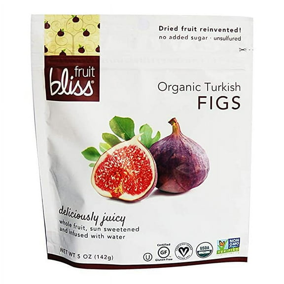Fruit Bliss Organic Turkish Figs, 5 Oz( Pack of 2 )