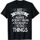 thumbnail image 1 of Funny Lazy Shirt Just Awake Not Ready to Do Things Camiseta, 1 of 2