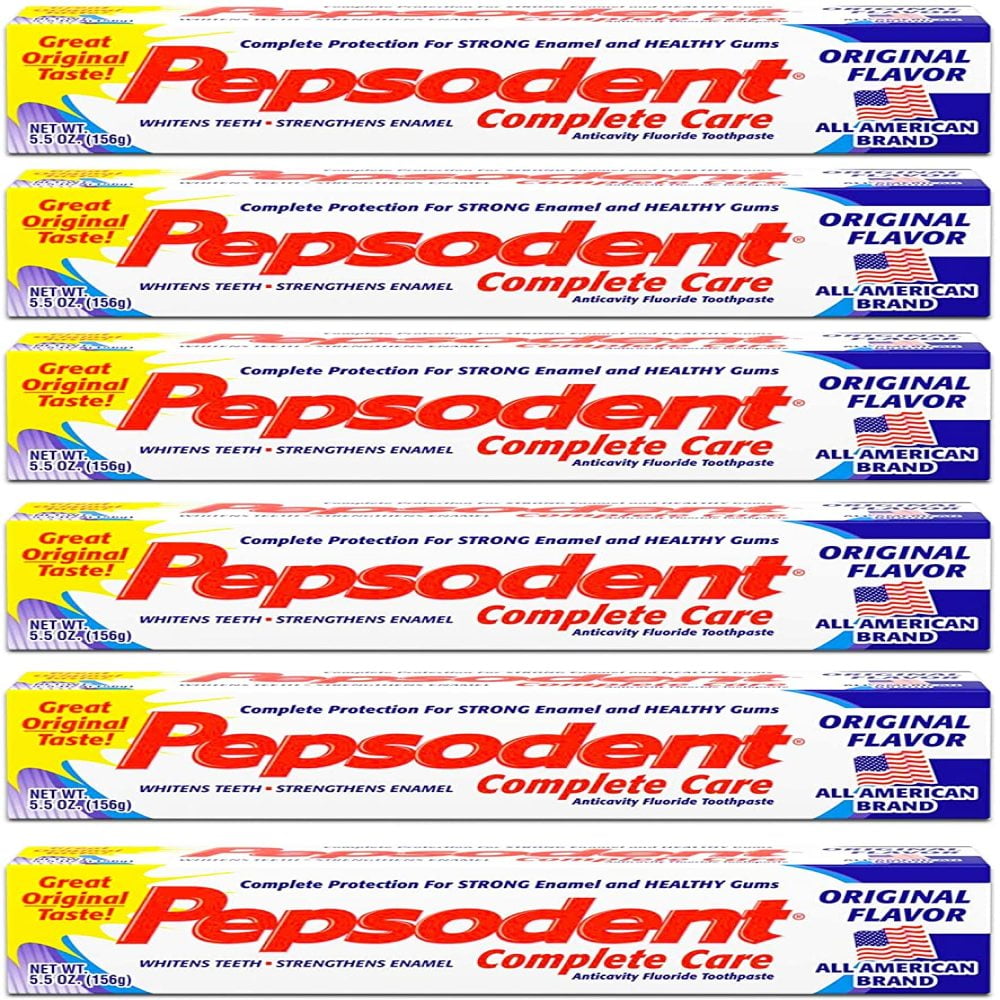 Pepsodent Complete Care Toothpaste Original Flavor . oz ( Pack of )
