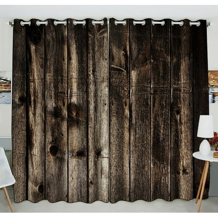 Gckg Rustic Old Barn Wood Window Curtain Kitchen Curtain Window