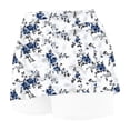 thumbnail image 3 of Mifsaly Athletic Skirts for Women Floral Print Golf Tennis Skirt with Liner Soft Comfortable Outdoor Workout Daily Wear Sporty Skorts White,XL, 3 of 4