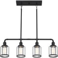thumbnail image 3 of Linear Chandelier 4 Light Steel Bailey Street Home 71-Bel-3383688, 3 of 5