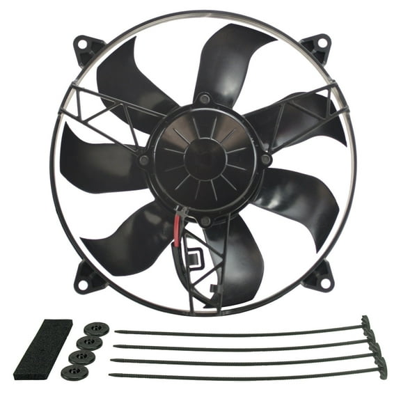 Derale 12" 1650 CFM High Output Electric Cooling Fan P/N 33600