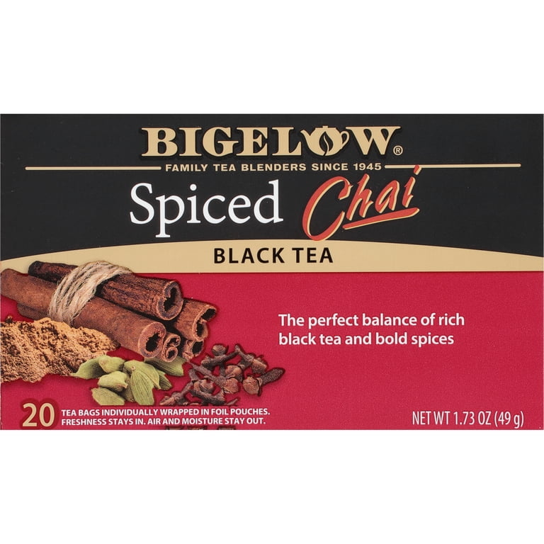 Bigelow Spiced Chai Black Tea Bags, 20 Count photo 1