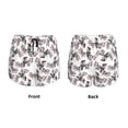 thumbnail image 5 of Lsque Bird Printed Women's Running Shorts with Liner Pockets,Elastic Quick Dry Workout Athletic Gym Yoga Shorts,Womens High Waist Shorts-Medium, 5 of 9
