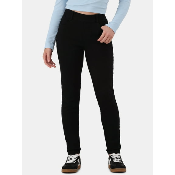 No Boundaries Pull On Moto Skinny Jeggings, Women's and Women's Plus