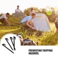 thumbnail image 3 of DEEPCRAFF 10Pcs Windproof Plastic Stakes for Ground Anchors and Picnics, 3 of 8