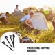 thumbnail image 3 of FOMIYES 10Ud Estacas De Plástico Para Camping Soporte Para Tiendas Y Toldos En Playa, 3 of 8