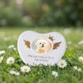 thumbnail image 4 of EGNMCR Pet Memorial Sign Cement Keepsake For Dogs And Cats With Heartfelt Message Stone Pets Memorial Sign, 4 of 7
