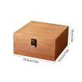 thumbnail image 2 of Wooden Storage Box with Flipping Cover, Sturdy Natural Wood, Multi-Size Set for Home, Office Organization, Decorative, Practical Storage Solution, 2 of 6
