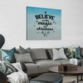 AABERIC Canvas Print Funny Quote Wall Art Canvas Artwork- Believe In ...