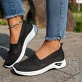 thumbnail image 4 of Willtoo Orthopedic Casual Shoes for Women Golf Shoes Lightweight Non Slip Slip on Volleyball Shoes Knitted Mesh Stretch Comfortable 2026 New Foam Shoes, 4 of 5