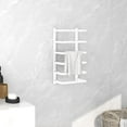 thumbnail image 1 of vidaXL Towel Rack White 24x12x48 cm Steel, 1 of 5