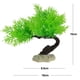 thumbnail image 2 of Acuario, decoración de pecera, 2 plantas artificiales para acuario, conjunto de árbol, decoración de pecera, 2 of 5