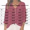 thumbnail image 4 of Duoif Womens Tops Womens Cotton Linen Tops Spring Fashion 2026 Long Sleeve V Neck Button Shirts Casual Loose Summer Purple XL, 4 of 9