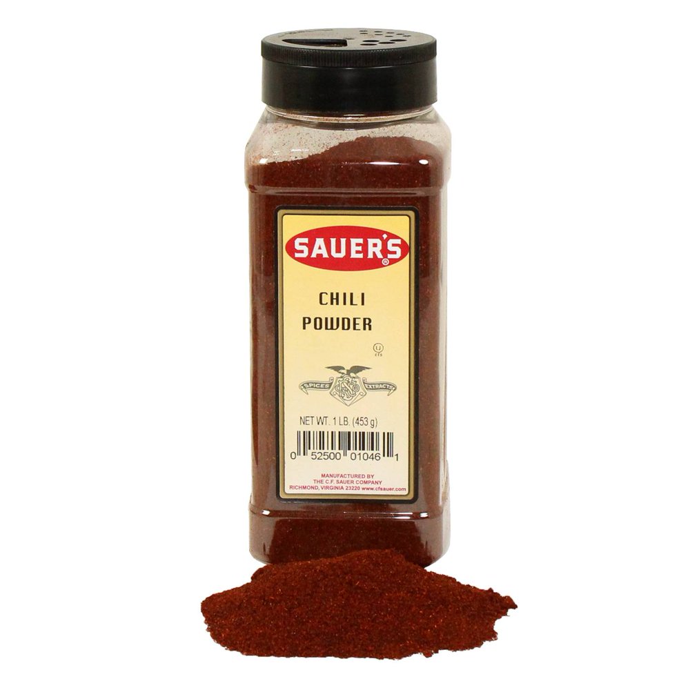 Sauers Chili Powder, 1 Pound 6 per case.