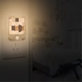 thumbnail image 7 of Cowhide Gingham Night Lights Plug into Wall LED with Auto Light Sensor Warm Light for Kids Hallway Bedroom Living Room Kitchen Bathroom Set of 2, 7 of 7