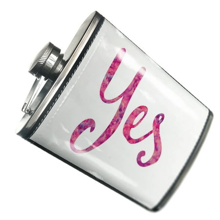 

NEONBLOND Flask Yes Valentine s Day Pink and Purple Watercolor