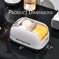 thumbnail image 4 of Flip Cover makeup sponge storage box with dust cover,Dust Proof & Water Resistant Makeup Organizer for Beauty Blenders & Sponges, Travel-Friendly Portable Cosmetic Case Beauty sponge storage, 4 of 7