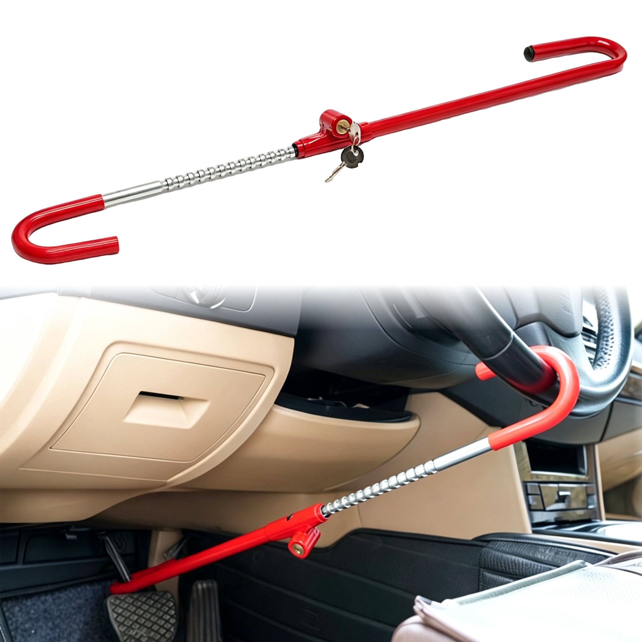 TheClub(7.16迄) The Club, Twin Hook Steering Wheel Lock, 20.75 In, 91 mm Diameter