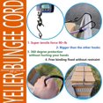 thumbnail image 2 of PinesC Bungee Cords (12" 8mm Red) - 4-Pack of Heavy-Duty Stretch Ropes with High-Strength S Hooks - Available in Red, Blue, Green, and Black - Multiple Sizes for Various Applications, 2 of 5