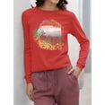 thumbnail image 2 of Pipeline Waveflower Beach Scene - Long Sleeve Women's, 2 of 4