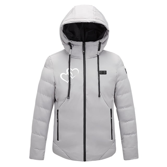 RKSTN Heated Jacket,Winter Jackets for Men and Women Constant Temperature Heated Windproof Plus Size Hoodies Jacket 9 Heating Zone Butterfly Printed Coat