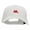 White, variant on The Crimson Bull Embroidered Low Profile Cap - White OSFM