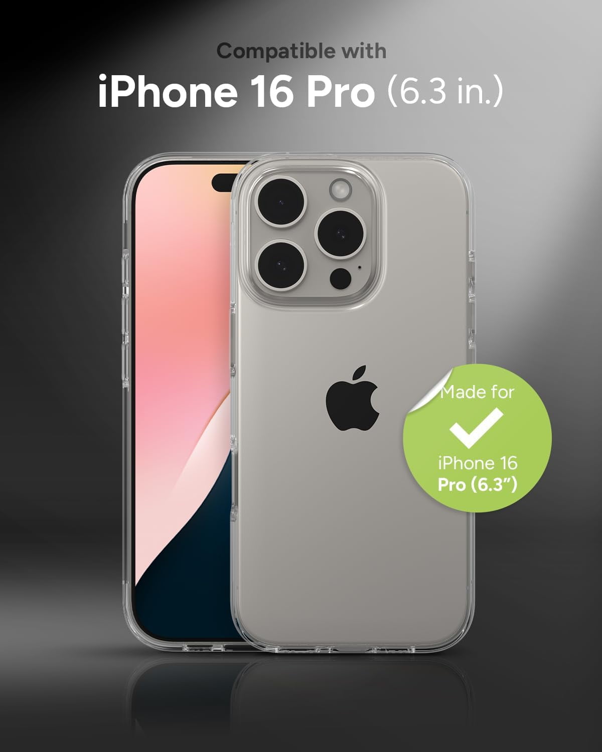 ZAGG Crystal Palace Lite Case for iPhone 16 Pro Clear